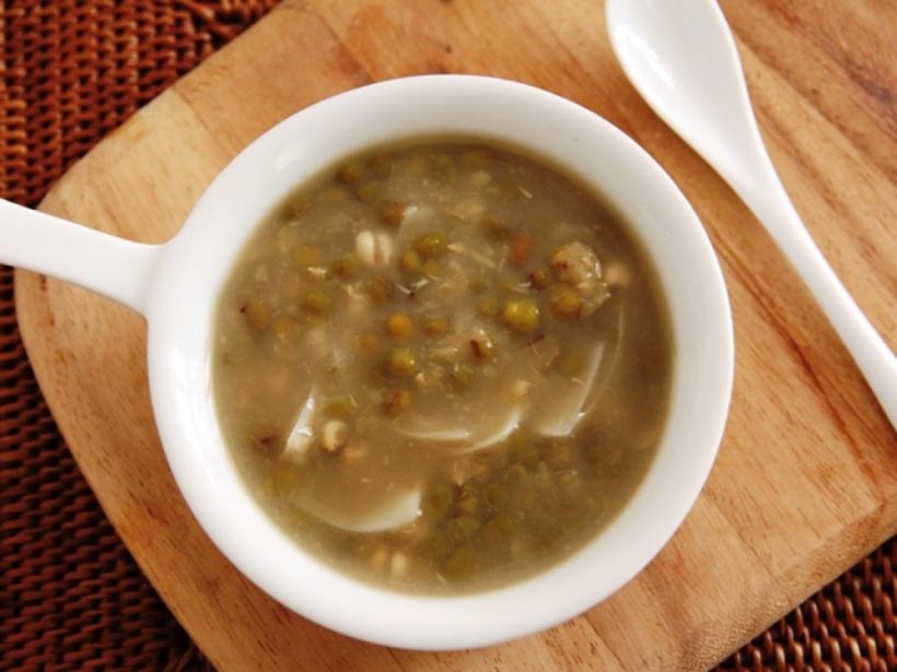 鮮百合綠豆糖水