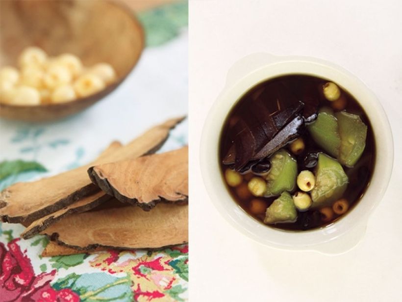 靈芝蓮子黑豆水瓜湯