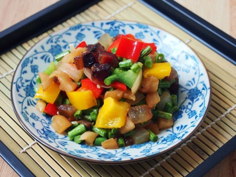 臘肉炒豆角