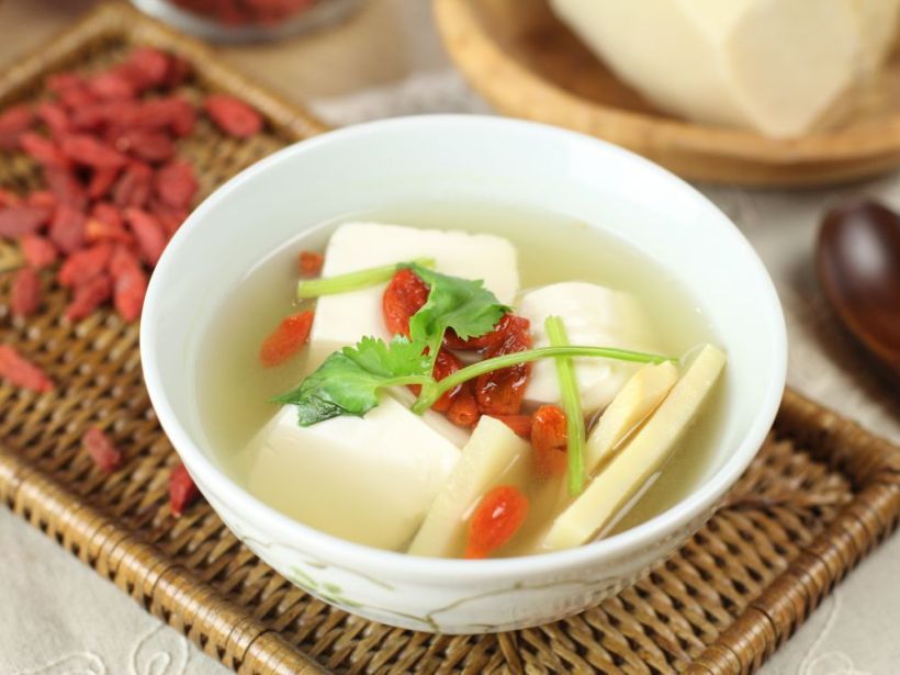 竹筍豆腐湯