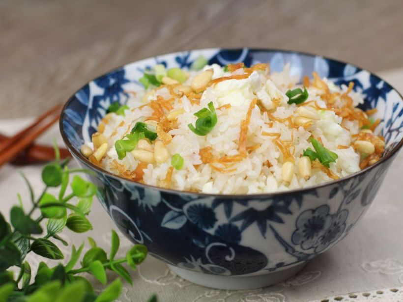松子瑤柱蛋白炒飯