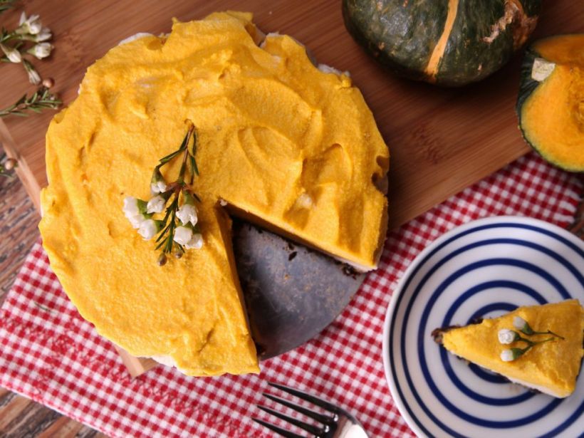 南瓜豆腐慕絲蛋糕