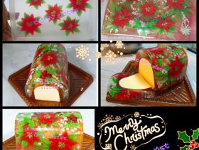 花花啫喱蛋糕...gelatin art