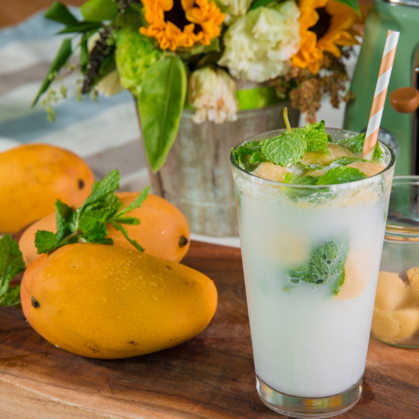 芒果薄荷雪葩蘇打