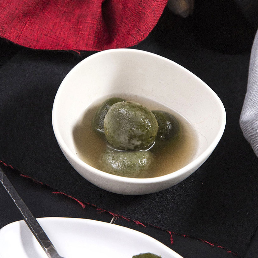 抹茶朱古力湯圓